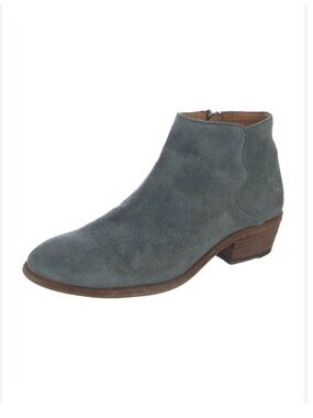 Frye Carson Teal Suede Ankle Boot
